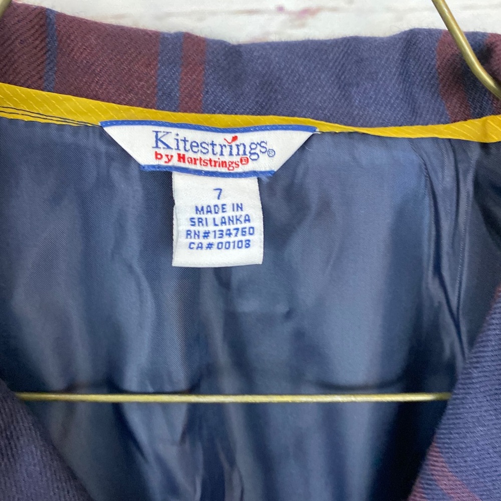 Kitestrings Hartstrings Boys Navy Blazer size 12 - Picture 5 of 10